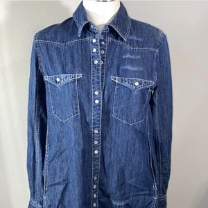 Free People Denim Tunic XS